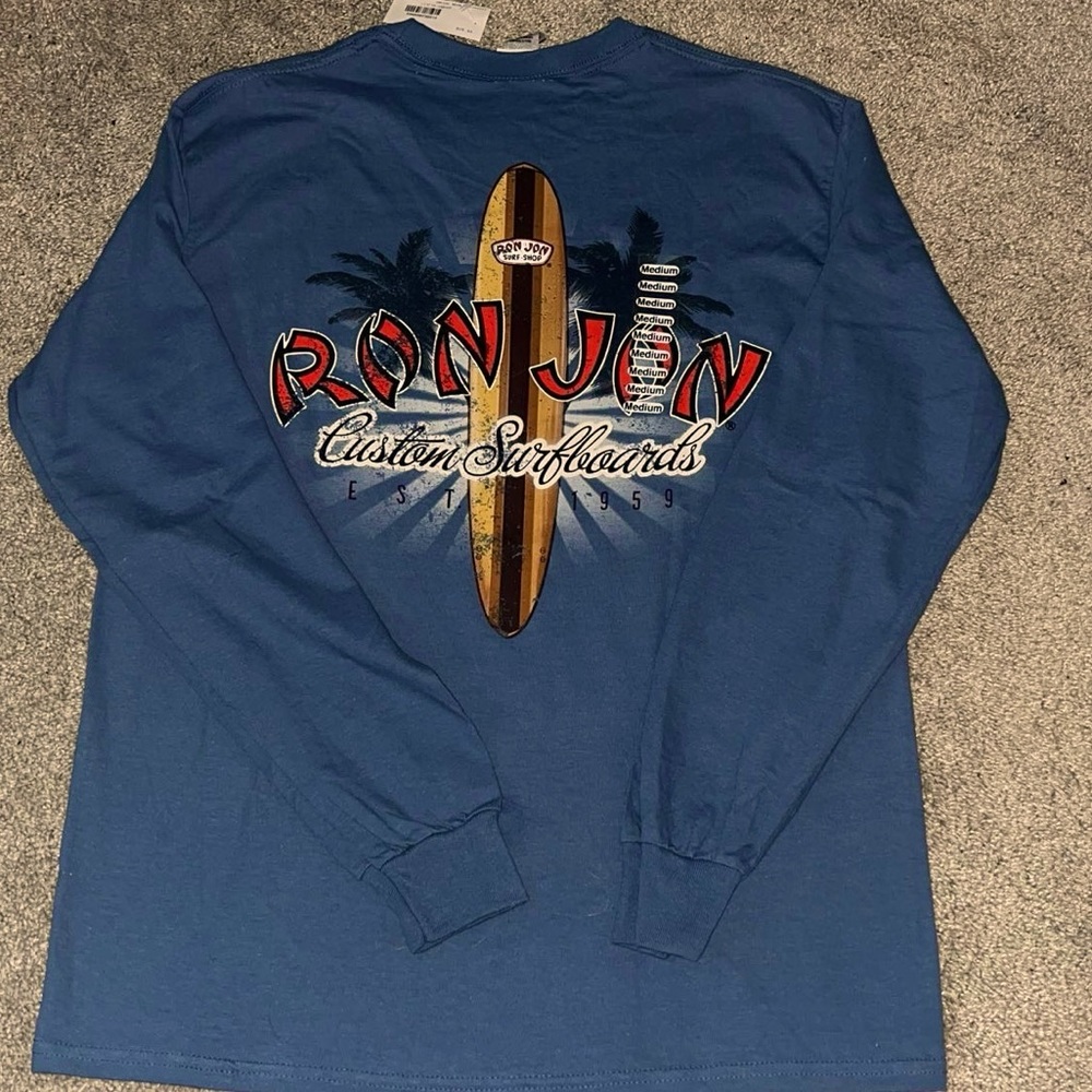 Ron Jon Shirt-Long sleeve, Mens, Medium size